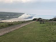 THE BRITISH SHOP unterwegs in East Sussex: Kreidefelsen Seven Sisters