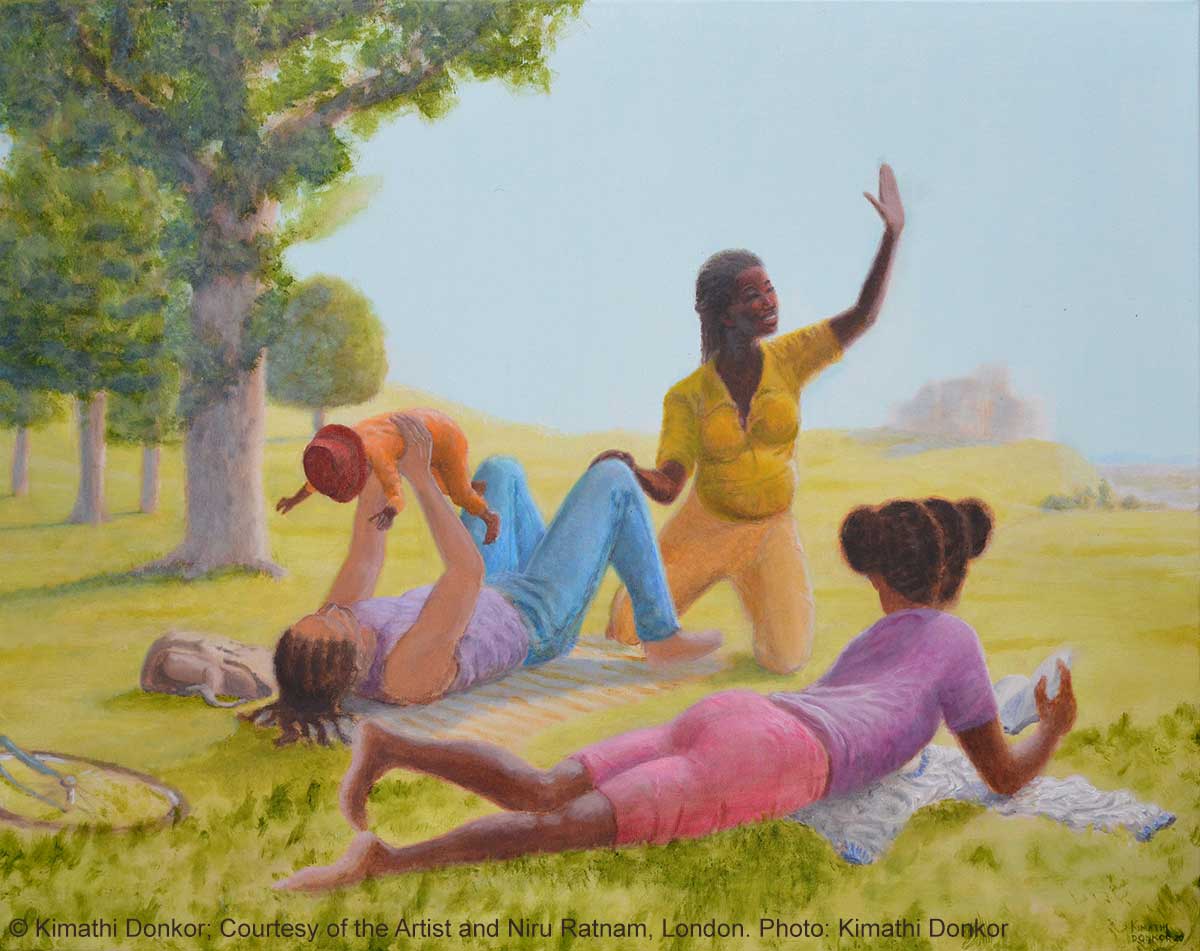 Gemälde "On Episode Seven" von Kimathi Donkor Gemälde "On Episode Seven" von Kimathi Donkor