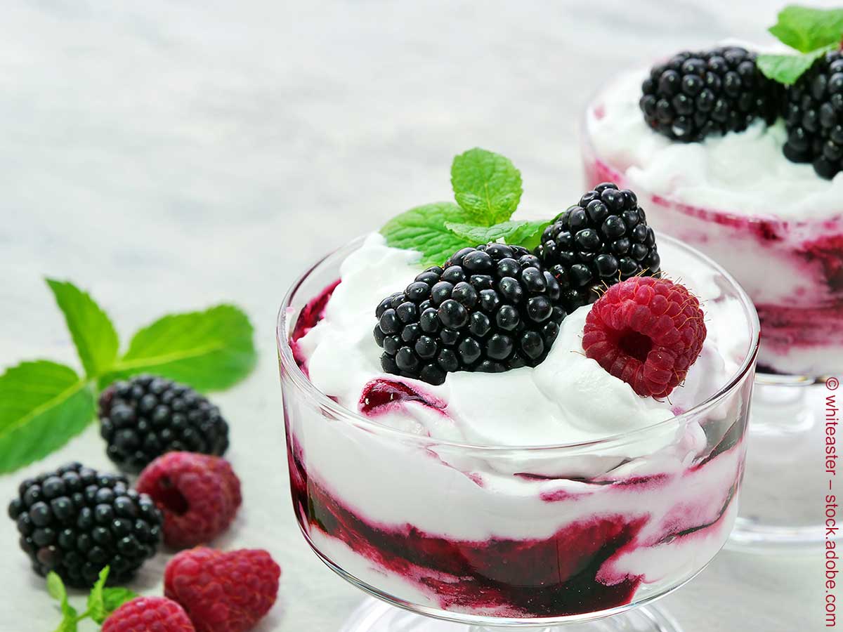 Zum Tag des Zweit-Desserts: sommerlich-herbstliches Blackberry Fool