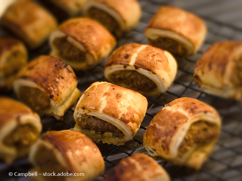 Knusprig und köstlich: hausgemachte Sausage Rolls